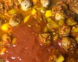 Une image de l'étape 3 de Rougail de saucisses.