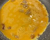Shimeii gombás tojásrántotta recept fázis 2 fotója