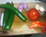 Foto langkah ke 1 dari resep Tumis Kacang Panjang Tempe & Tulangan Cabe Ijo.