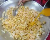 A picture of step 2 of Mixed fruit chat🍌🍎.