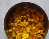 A picture of step 4 of Watermelon Gram dal Curry.