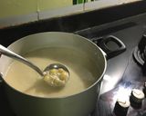 Hình bước làm 2 của món Chè tàu hủ ky bạch quả hạt sen
