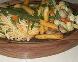 A picture of step 11 of Italian veg sizzler.