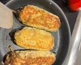 Foto del paso 4 de la receta: San jacobo vegetariano de berenjena, tomate seco y mozzarella