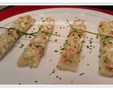 Foto del paso 4 de la receta: Espárragos rellenos de salmón ahumado