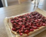 Foto del paso 2 de la receta Pizza dulce de fresas, frambuesa y coco