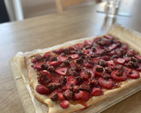 Foto del paso 2 de la receta: Pizza dulce de fresas, frambuesa y coco