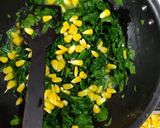 A picture of step 1 of Spinach corn quesadilla.