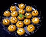 A picture of step 8 of Mango Kesar peda.