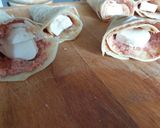 Une image de l'étape 2 de Cornets de bœuf à la mozzarella 😋.