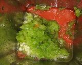A picture of step 2 of Cheesy Masala pav.