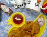 A picture of step 4 of Spicy Bread Pakoda.