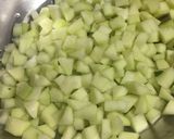 A picture of step 1 of Raw Papaya curry.