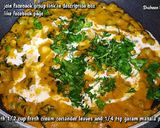 A picture of step 6 of Methi matar malai.
