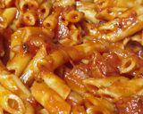 Foto del paso 5 de la receta: Macarrones con salsa de tomate y chistorra