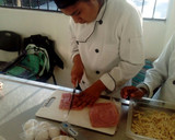 Foto del paso 1 de la receta: Tarta  de jamón con pollo