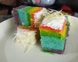 Foto langkah ke 5 dari resep Rainbow Cake Kukus.