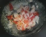 A picture of step 1 of Seasoned Shrimp w/ EZ Homemade Sauce &fresh Mozzarella.
