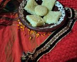 A picture of step 3 of Sabudana burfi(vrat).