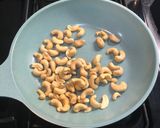 A picture of step 1 of Cashew-crusted Paneer with Tamarind Sauce.