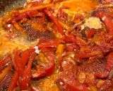 A picture of step 4 of Poul Nan Sos. (Haitian chicken in sauce).