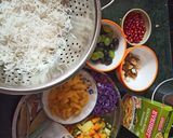 A picture of step 1 of Navratan pulao.