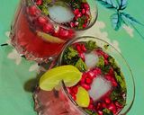 A picture of step 5 of Pomegranate Mojito.