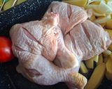 Pas rețetă Friptură țărănească de pui cu garnitură de cartofi și salată de varză 2 fotografie