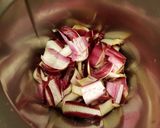 A picture of step 3 of Red Treviso Radicchio Pesto.