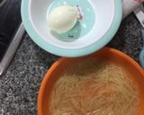 Foto del paso 3 de la receta Fideos con yema de huevo cocido - cena de bebé 9 meses
