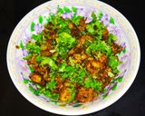 A picture of step 5 of Cabbage Mutter Paneer.