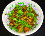 A picture of step 5 of Cabbage Mutter Paneer.