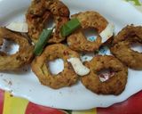 A picture of step 5 of Air Fryer Masoor Dal Ring Pakora.