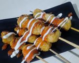 Foto langkah ke 5 dari resep Sate bakso ikan bumbu simple🍡.