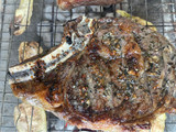 Ribeye con romero y ajo