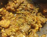 A picture of step 6 of Mutton karely.