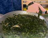 Foto langkah ke 3 dari resep Daun Singkong kuah Santan.