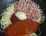 Foto langkah ke 2 dari resep Spaghetti brulee.