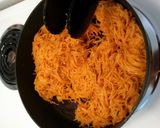 A picture of step 5 of Brenda's Cheesy Noodles.
