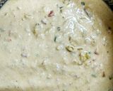 A picture of step 1 of Kadahi dhokla.
