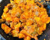 Foto langkah ke 8 dari resep Sambal goreng kentang hati sapi dan petai (Resep No.114).
