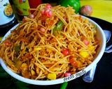 नूडल्स फ्राइड राइस (noodles fried rice recipe in Hindi) रेसिपी चरण 5 फोटो