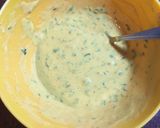 A picture of step 2 of Dahi Phulki.