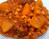 Foto del paso 12 de la receta: Garbanzos con chorizo de pavo y patatas