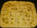 Focaccia con masa madre