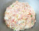 蔬菜豆腐小肉丸沙拉搭橙香沙拉醬的食譜步驟2照片