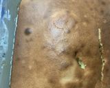 A picture of step 5 of Tres leches.