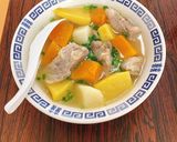 Hình bước làm 5 của món Canh xương hầm củ quả