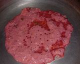 A picture of step 3 of Beetroot Rava Uttapam.