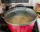 A picture of step 3 of Lugaw (Filipino Rice Porridge).